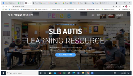 Pengembangan Online Learning Resource sebagai Support System  Belajar dari Rumah (BDR) di SLB LAB UM